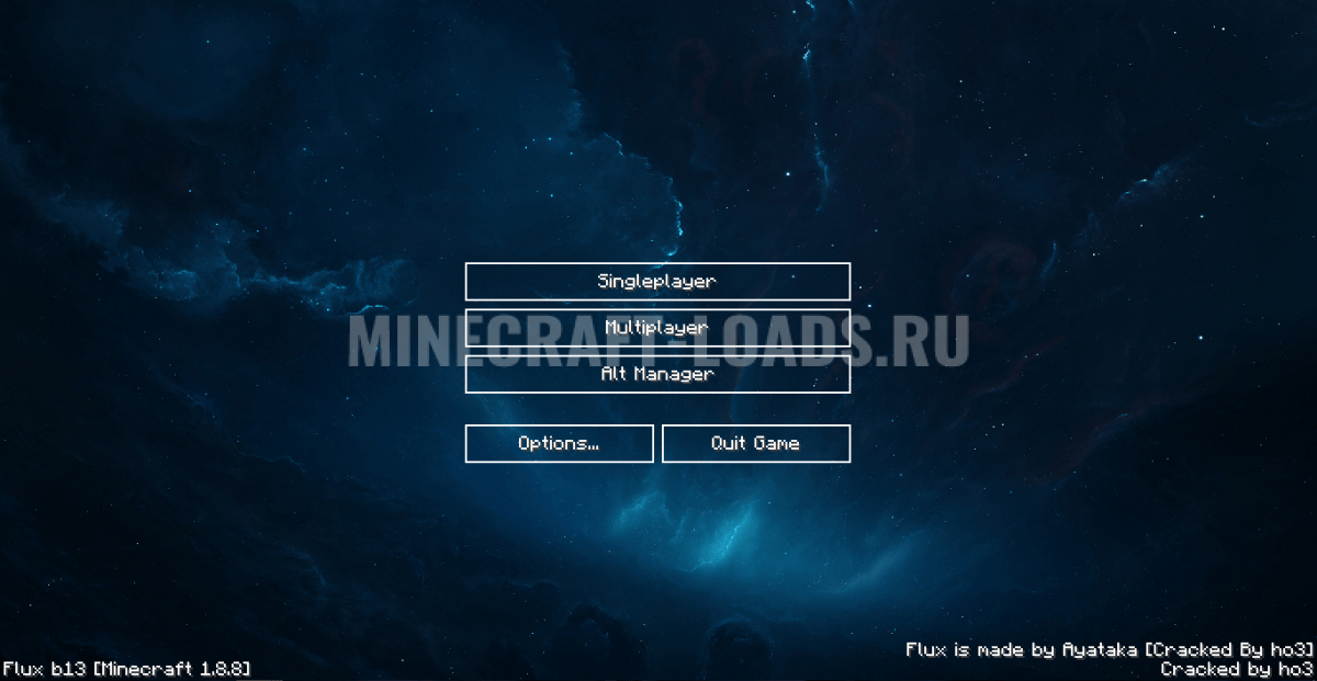 Чит Flux b13 на Minecraft 1.8