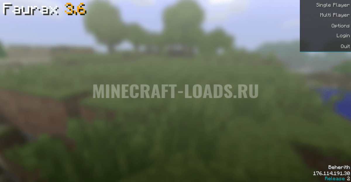 Чит Faurax на Minecraft 1.8